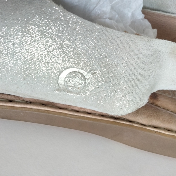 VGUC Born Leather suede Women Strap Sandal INLET Design - Picture 8 of 12